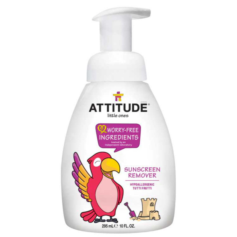 ATTITUDE Espuma removedora de protector solar Little Ones Tuttifrutti